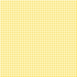 White/Bright Yellow - Mini Gingham